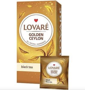 LOVARE Schwarzer Tee Golden Ceylon 24Btl x 2g