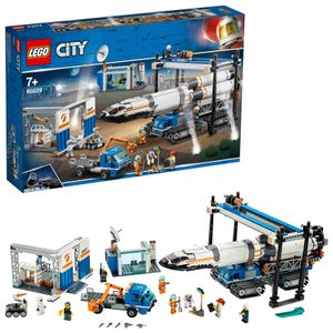 LEGO® City 60229 Raketenmontage & Transport - Weltraum Rakete Astronauten