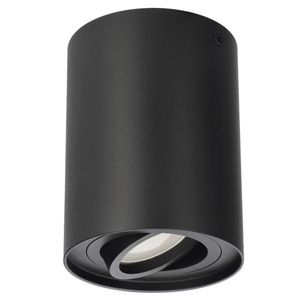 Svietidlo na povrch SKAND 1 BLACK GU10 Stropné svietidlo okrúhle čierne EDO777100 EDO