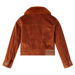 vidaXL Kinderjacke Cord Cognac 116