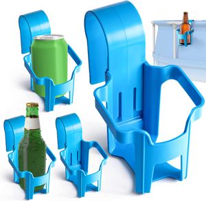 Getränkehalter Pool,3PCS Kunststoff Getränkehalter Poolrand,  Multifunktionale Poolside Drink Hanging Cup Holder Passt für die meisten  Pools. Keine