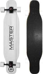 Longboard MASTER 42" Maple 107cm - dizajn: biele drevo