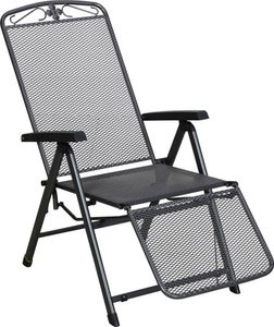 MWH Savoy RelaxSessel - Material: Metall, Farbe: Eisengrau, Maße: 70 cmx58 cmx110 cm; 879002