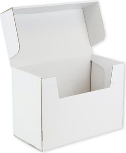 TimeTEX Karteikasten A5 aus Pappe, mit Klappdeckel, unbedruckt