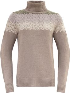 Devold Of Norway Svalbard Wool High Neck Pullover Beige XS Frau Beige XS