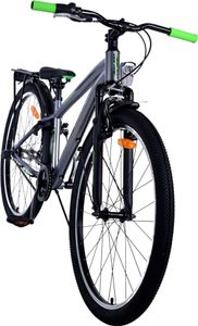 TPFSports Cross Kinderfahrrad - Jungen - Rücktritt + Handbremse - 26 Zoll - 3 Gänge - Grau