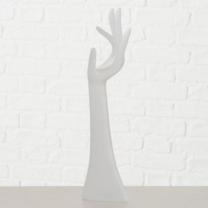 Schmuckhand Schmuckhalter Hand Kunstharz weiß H 34 cm Stückpreis