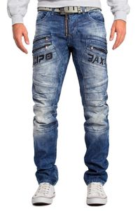 Cipo & Baxx Herren Jeans BA-CD491 Blau W32/L34