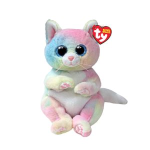 Ty Beanie Babies Bellies Jennie Rainbow Cat 15cm