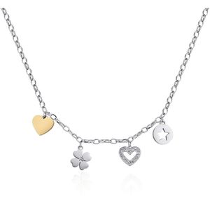 Náhrdelníky so závesnými príveskami Sagapò Silver Od 43 cm do 49 cm Kolekcia HAPPY - žena