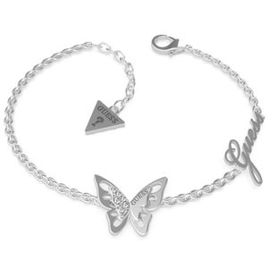 Guess JUBB70115JW Damen-Armband Butterfly Charm