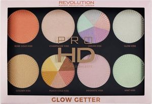 Paleta rozświetlaczy Makeup Revolution Pro HD Glow Getter Highlighter-Palette