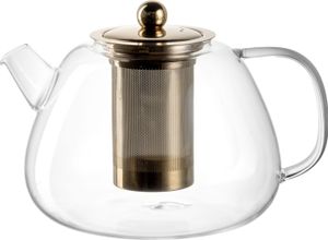 LEONARDO Tè per Te Teekanne mit herausnehmbarem Siebeinsatz - Teekessel aus Glas mit Deckel und Griff - Hergestellt in Handarbeit - Inhalt 1,5 l - Spülmaschinengeeignet - 1 Teekrug klar, 077384 LEONARDO Tè per Te Teekanne mit herausnehmbarem Siebeinsatz - Teekessel aus Glas mit Deckel und Griff - Hergestellt in Handarbeit - Inhalt 1,5 l - Spülmaschinengeeignet - 1 Teekrug klar, 077384