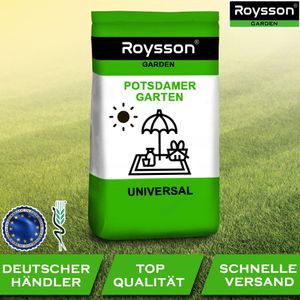 Roysson 5 kg Rasensamen Dürreresistenter Rasen Grassamen Gras UNIVERSAL