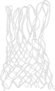 Basketballnetz-Ersatz Allwetter-Hochleistungs-Dickes Netz (weiß)