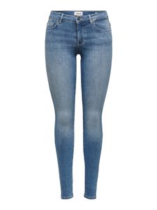 Only Damen Jeans-Hose OnlShape Skinny-Fit Normal-Waist Shaping Stretch, Farbe:Blau, Jeans/Hosen Neu:26W / 34L
