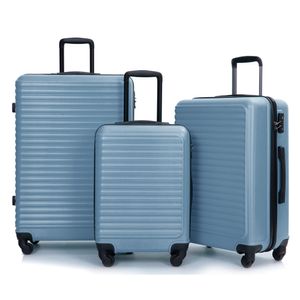 Flieks sada kufrov 3 ks, ľahká batožina, sada cestovných kufrov s linkami, sada vozíkov TSA lock 4 kolieska, pevná škrupina vozíka, M-L-XL, bridlicovo modrá Flieks sada kufrov 3 ks, ľahká batožina, sada cestovných kufrov s linkami, sada vozíkov TSA lock 4 kolieska, pevná škrupina vozíka, M-L-XL, bridlicovo modrá
