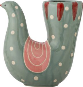 Trudy Vase, Grün, Steingut