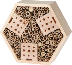 Insektenhaus HEXAGON, Holz, 22,5 x 7,4 x 20 cm Insektenhaus HEXAGON, Holz, 22,5 x 7,4 x 20 cm
