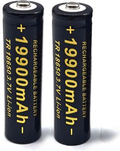 Wiederaufladbare LI-IOn 18650 Batterien 3.7V / 19900mAH - 2 Stück