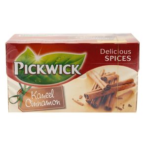 Pickwick Tee Zimt, Cinnamon, aromatisierter Schwarztee, Zimttee, 20 Teebeutel