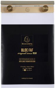 EXACOMPTA Notizblock "BLOC FAF" 160 x 100 mm blanko 170 Blatt