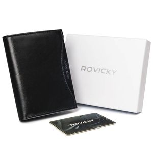 Rovicky Pánska peňaženka Lek čierna Universal Rovicky Pánska peňaženka Lek čierna Universal
