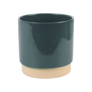 Keramik Limburg - Blumentopf 'Eno Duo' (8cm) - Dusty Petrol