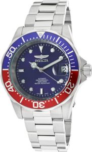 Invicta Pro Diver 5053 - Pánské Náramkové Hondiky - Automatické - Nerezová ocel s modrým ciferníkem - 40mm Invicta Pro Diver 5053 - Pánské Náramkové Hondiky - Automatické - Nerezová ocel s modrým ciferníkem - 40mm