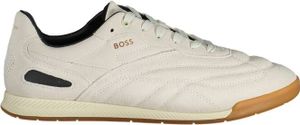 Hugo Boss Grau Leder Turnschuhe Für Männer - EU39/US6