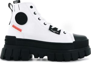 PALLADIUM Revolt HI TX - Damskie buty na platformie Białe 97242-116-M , Rozmiar: EU 38 UK 5