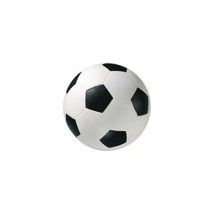 Springball "Fußball", klein, weiß/schwarz