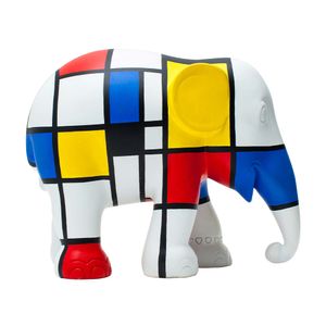 ELEPHANT PARADE Hommage to Mondriaan Elefant 10 cm