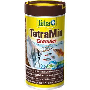 Tetra TetraMin Granules, Zierfisch, Trockenfischfutter, Granulat, 0,25 l