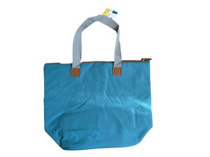 Kühltasche, Strandtasche Premium 30 Ltr., 51x40x20cm, Reissverschluß, Türkis