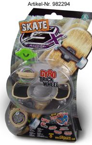 GX Skate Racers GyroPower 1/4 Pipe inkl.Skateboard