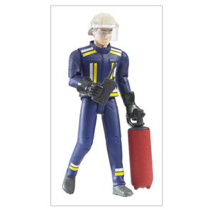 BRUDER Feuerwehrmann mit Helm, Handsch.  60100