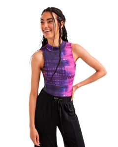 DESIGUAL Unterhemd Damen Viskose Lila GR65315 - Größe: L