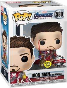 Marvel Avengers -Iron Man (I am Iron Man) 580 Special Edtion Glows - Funko Pop! - Vinyl Figur