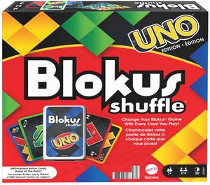Mattel Games Blokus Shuffle: UNO Edition Brettspiel ab 7 Jahren