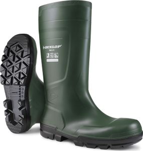 Dunlop Stiefel Work-It full safety S5 grün nach EN ISO 20345:2022 S5 SR FO LG  Größe 45