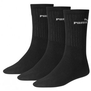 Puma - Socken für Herren/Damen Uni (3er-Pack) CS323 (35 EU - 38 EU) (Schwarz)