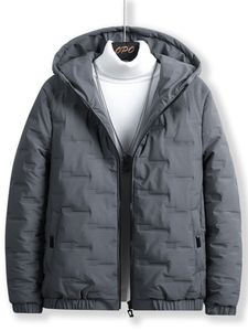 Herren Front Reißverschluss Jacke Sport Mit Taschen Parka Jacken Einfache Langarm Mäntel,Farbe:Grau,Größe:Xl