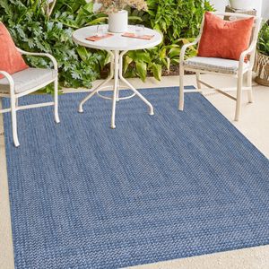 Zagora Drax teppich indoor/outdoor rechteckig 280x370cm blau