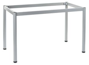 Metallgestell mit rundem Bein, NY-A057/O, Beindurchmesser 5 cm, Maße 116x76x72,5 cm, Grau