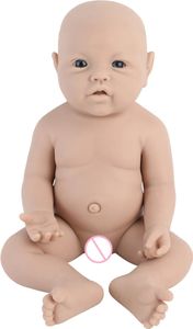 Silikónová reborn bábika, realistická textúra, unisex varianty, 43 cm (16,92 palca) chlapec