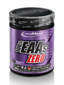 Ironmaxx 100% EAAs Zero (500g Dose Wild Berrys