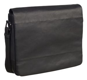 Leonhard Heyden Hamburg Messenger Leder 32 cm Laptopfach