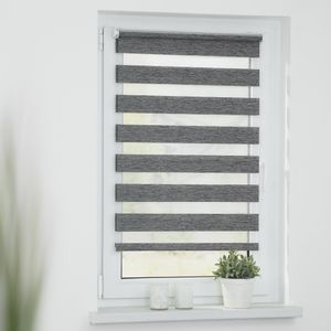 Lichtblick Duo Rollo Klemmfix, ohne Bohren, meliert, go green 150 cm, 80 cm x 150 cm (B x L)