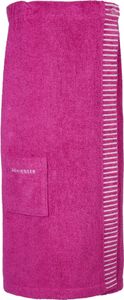Schiesser Frottier Saunakilt Rom für Damen | 100% Baumwolle aus nachhaltiger Produktion | weich, saugstark, 3-fach weitenverstellbar | 36-42  | Fuchsia